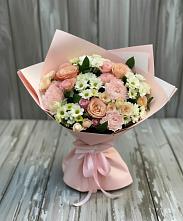 Букет цветов из:  Гвоздики, Розы и Хризантемы в Заиграево