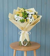 Букет цветов из:  Хризантемы и Розы в Заиграево